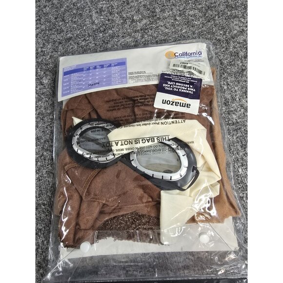 California Costume AMELIA EARHART/AVIATOR / CHILD Girls Pilot Child Large - Picture 4 of 6